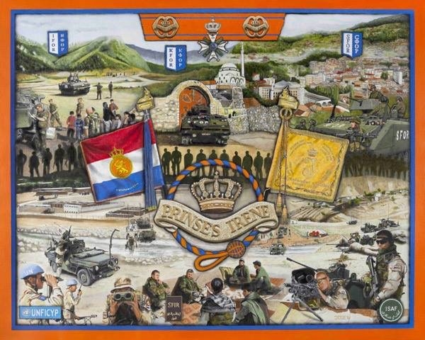 Schilderij vredesmissies GFPI